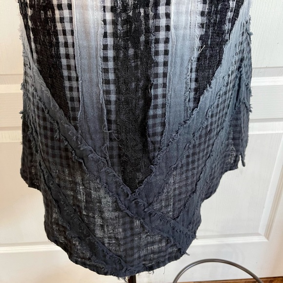 Hombre, Plaid, Sleeveless, button up! 🖤💙 - Picture 5 of 7